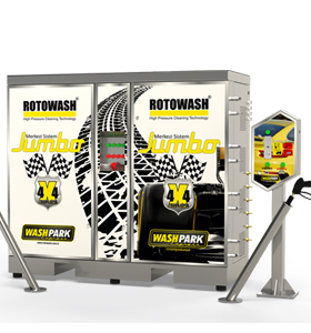 Jumbo Gold Central High-Pressure Car Wash + Foam Units